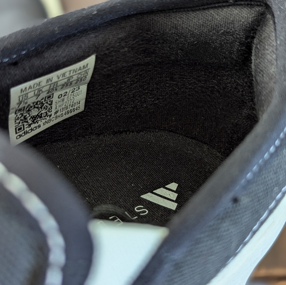 Stella McCartney × Adidas Slip On Black Canvas Trainers Women's 7.5 - Picture 7 of 7